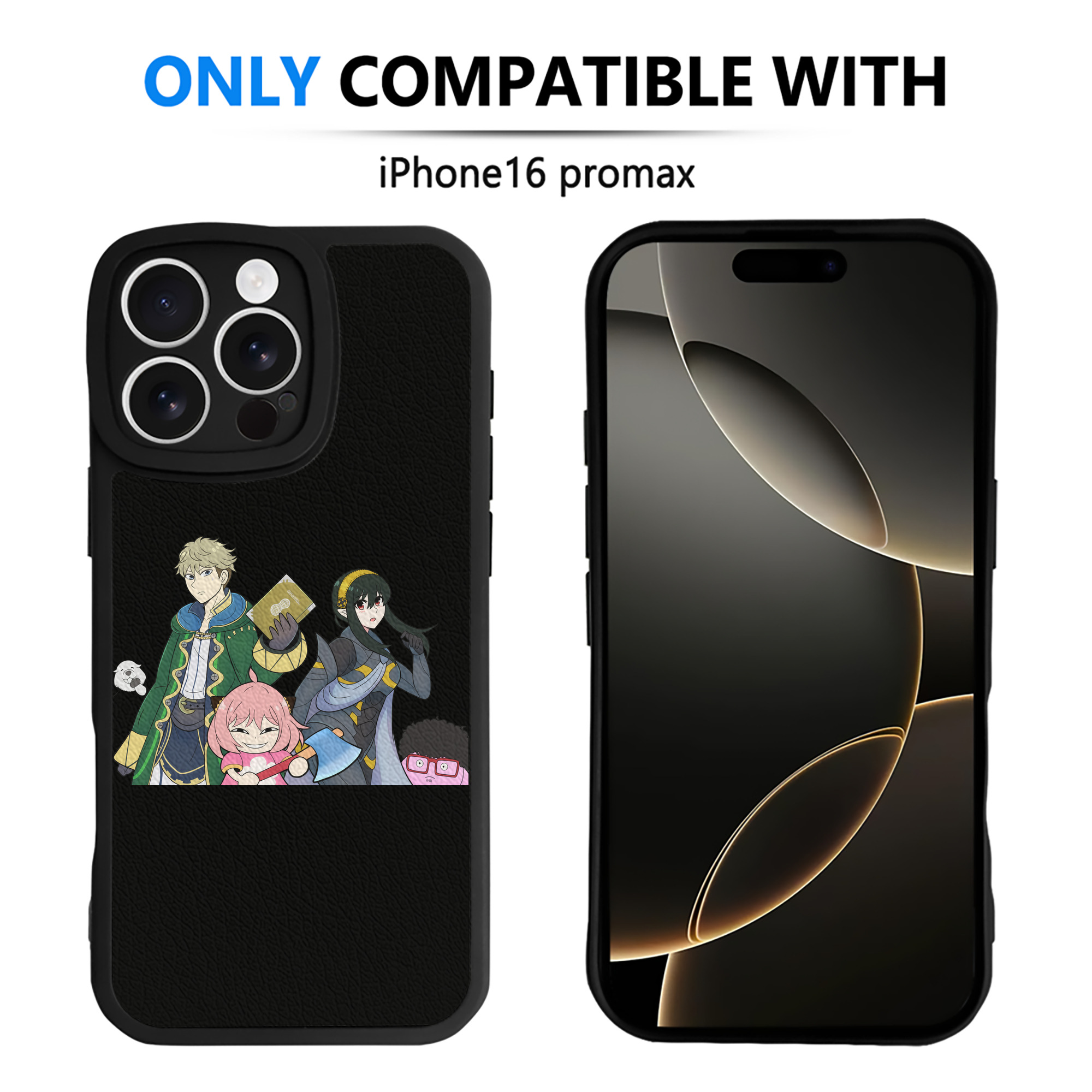 （画像用） SPY×FAMILY间谍家家酒 【iPhone 16シリーズ対応】シリコンスマホケース（レザー調） 材質：シリコン